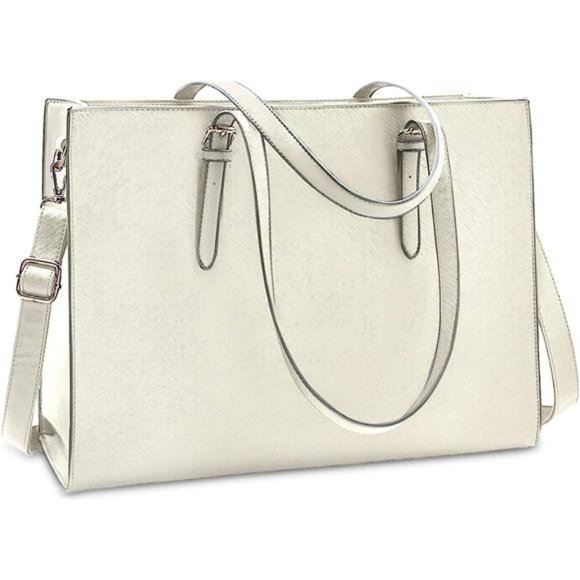 Bags Hot Laptop Bag For Women 156 Inch Waterproof Laptop Tote Beige